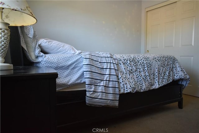 bedroom featuring carpet floors