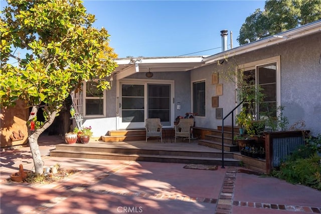 exterior space with a patio area