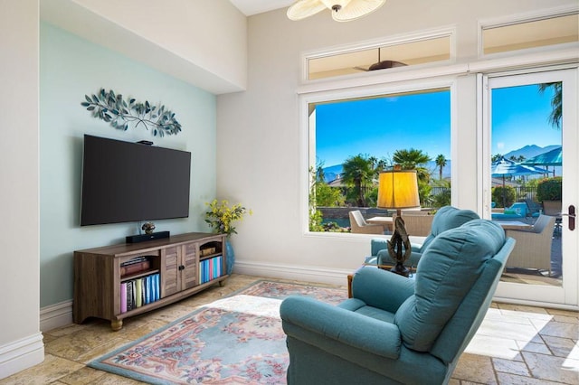 view of living room