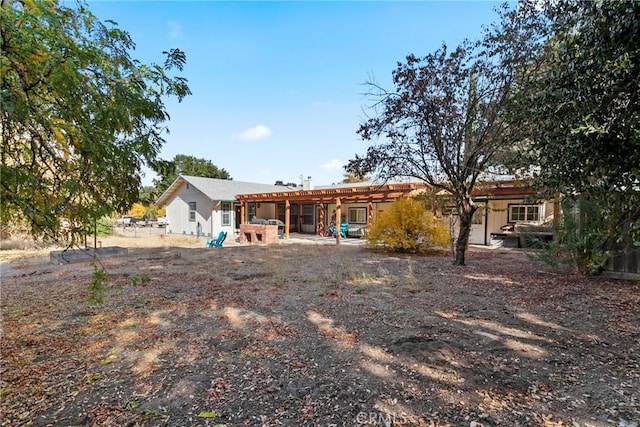 view of rear view of property