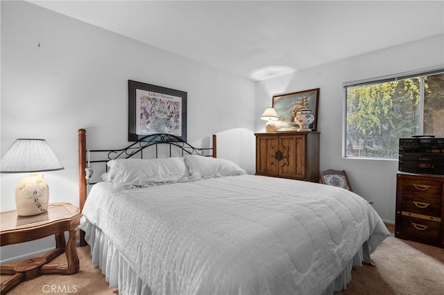 bedroom featuring carpet floors