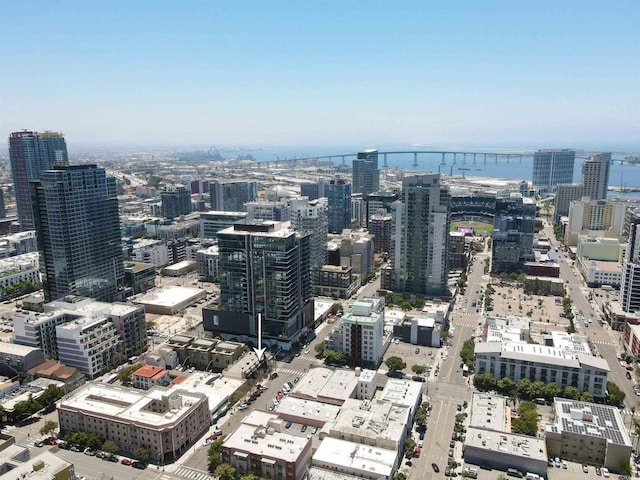 city view with a water view