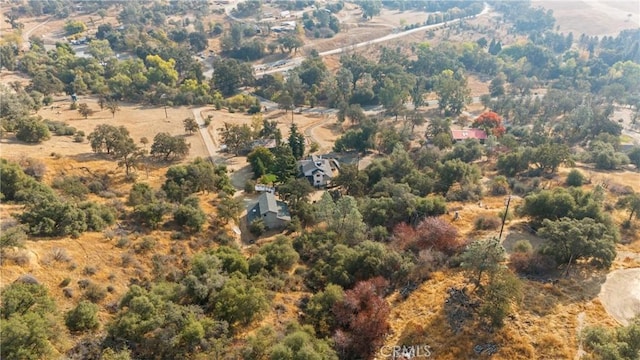 aerial view featuring a rural view