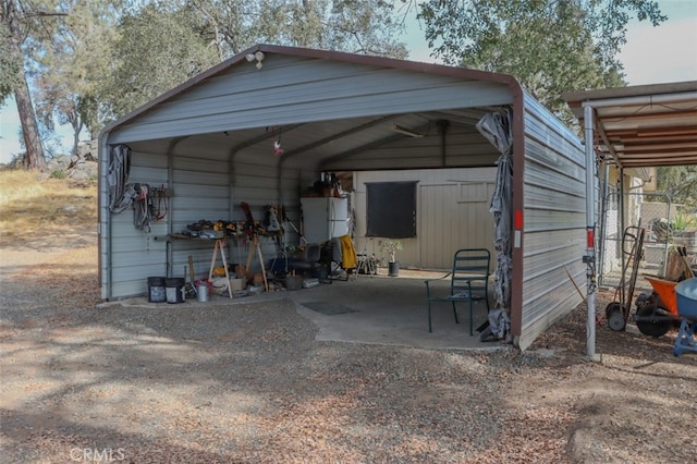 view of outbuilding