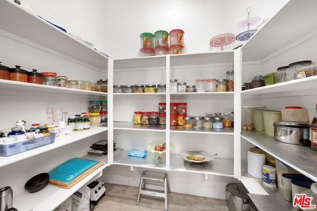 view of pantry