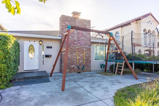 exterior space with a patio area