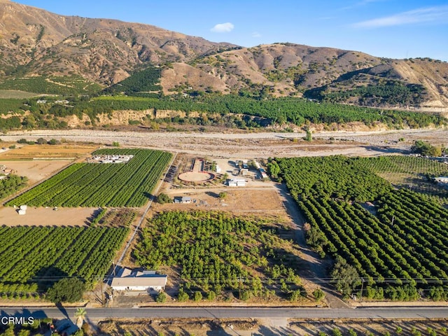 property view of mountains with a rural view