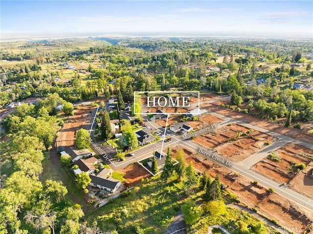 511 Montgomery, Paradise, CA 95969 - aerial overview of property's location