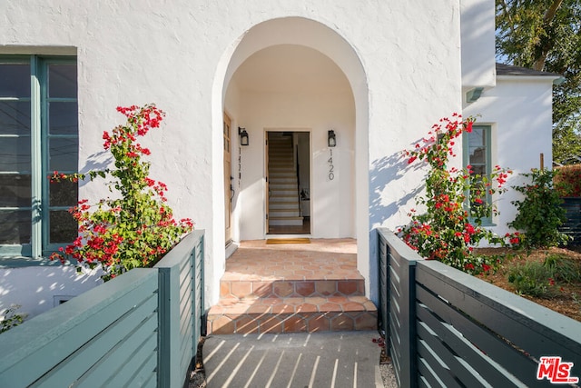 view of entrance to property