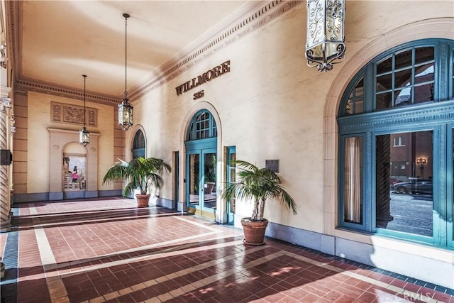 view of community lobby