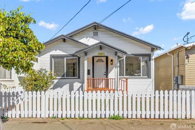 view of bungalow-style house