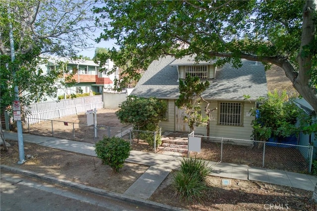 view of front of home