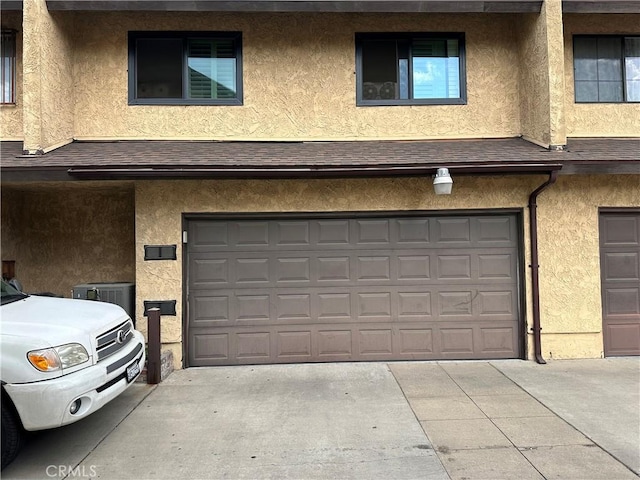 garage featuring central AC