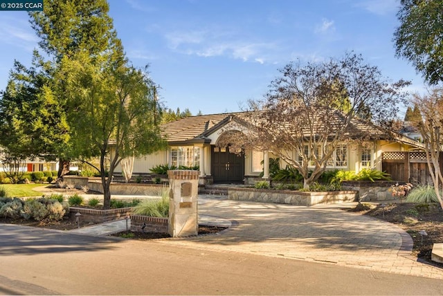 view of front of home