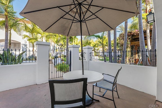 view of patio / terrace