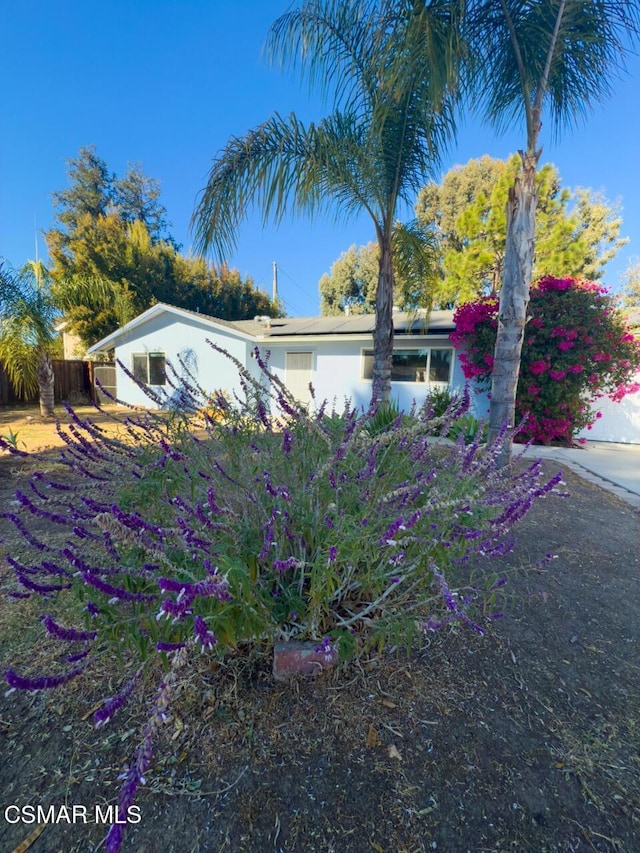 view of front of home