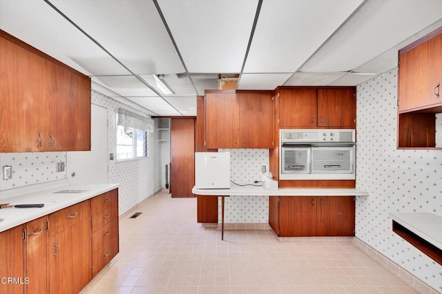 kitchen featuring stainless steel oven