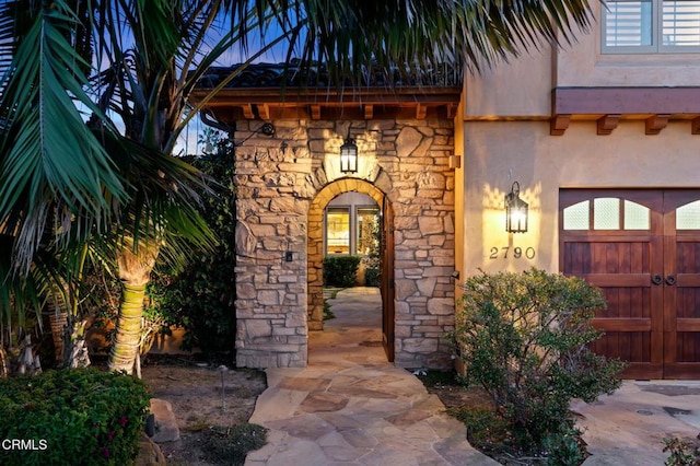 view of entrance to property