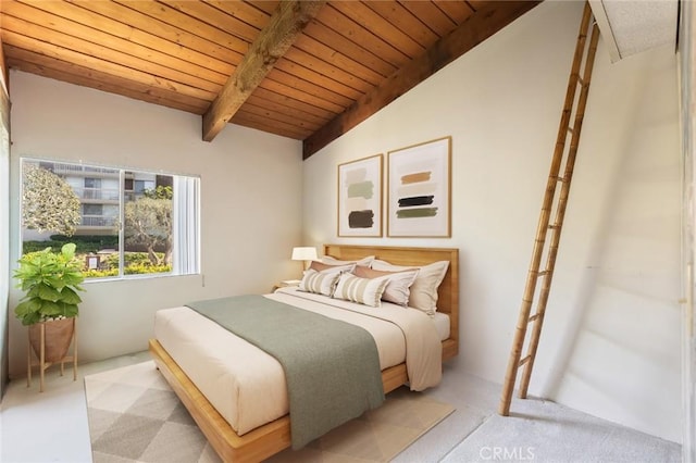 6542 Ocean Crest Dr Unit C-309, Rancho Palos Verdes, CA 90275 - bedroom with wooden ceiling and light carpet