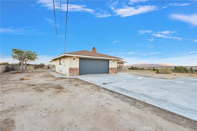 view of side of property