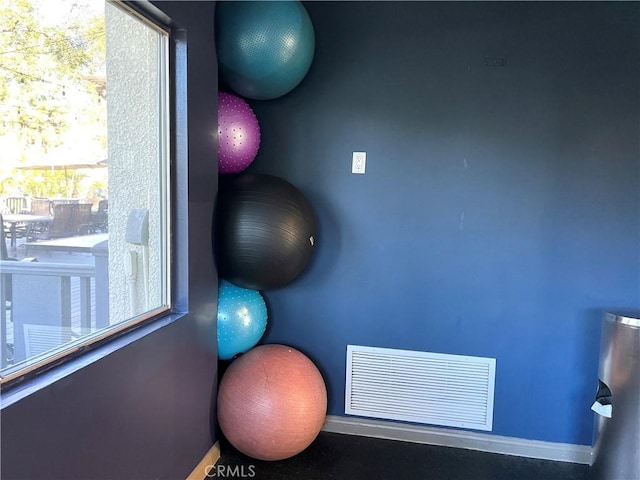 view of exercise room