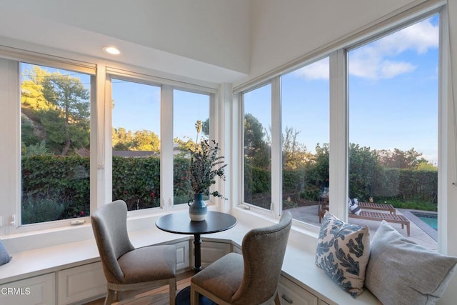 sunroom / solarium with plenty of natural light