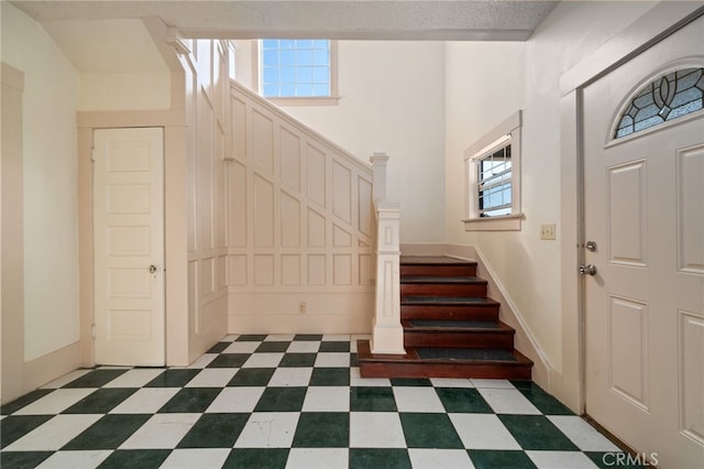 view of foyer entrance