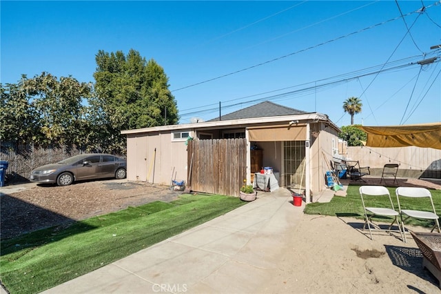 view of outbuilding