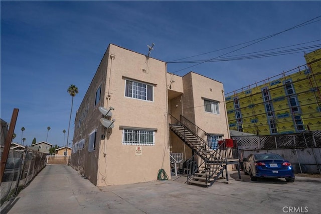 view of rear view of property