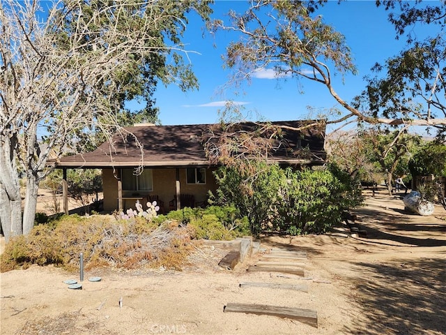 view of rear view of property