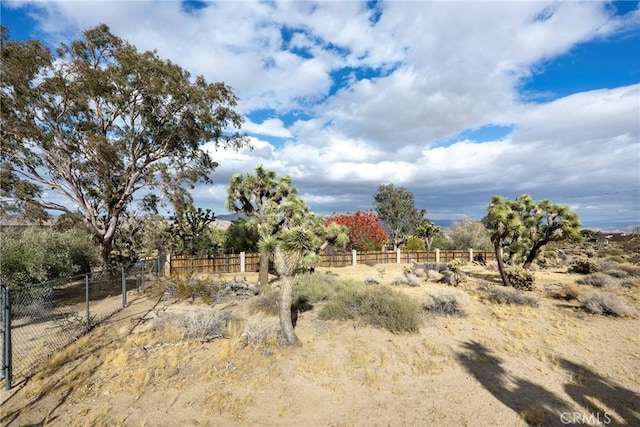 view of local wilderness featuring a rural view