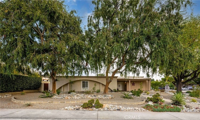 view of ranch-style home