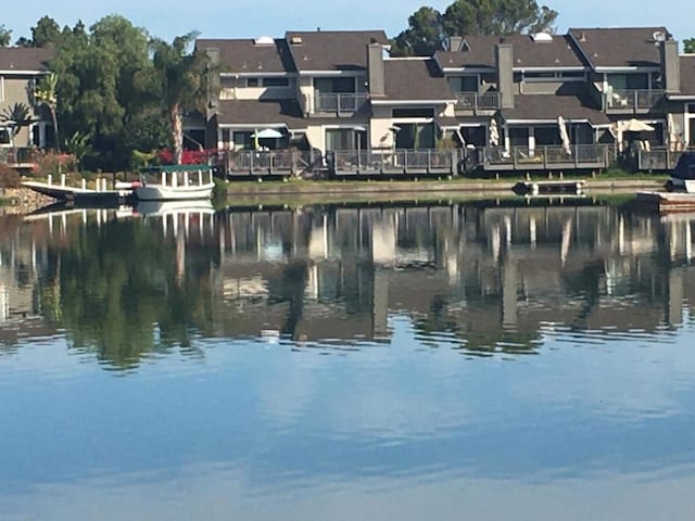 view of water feature