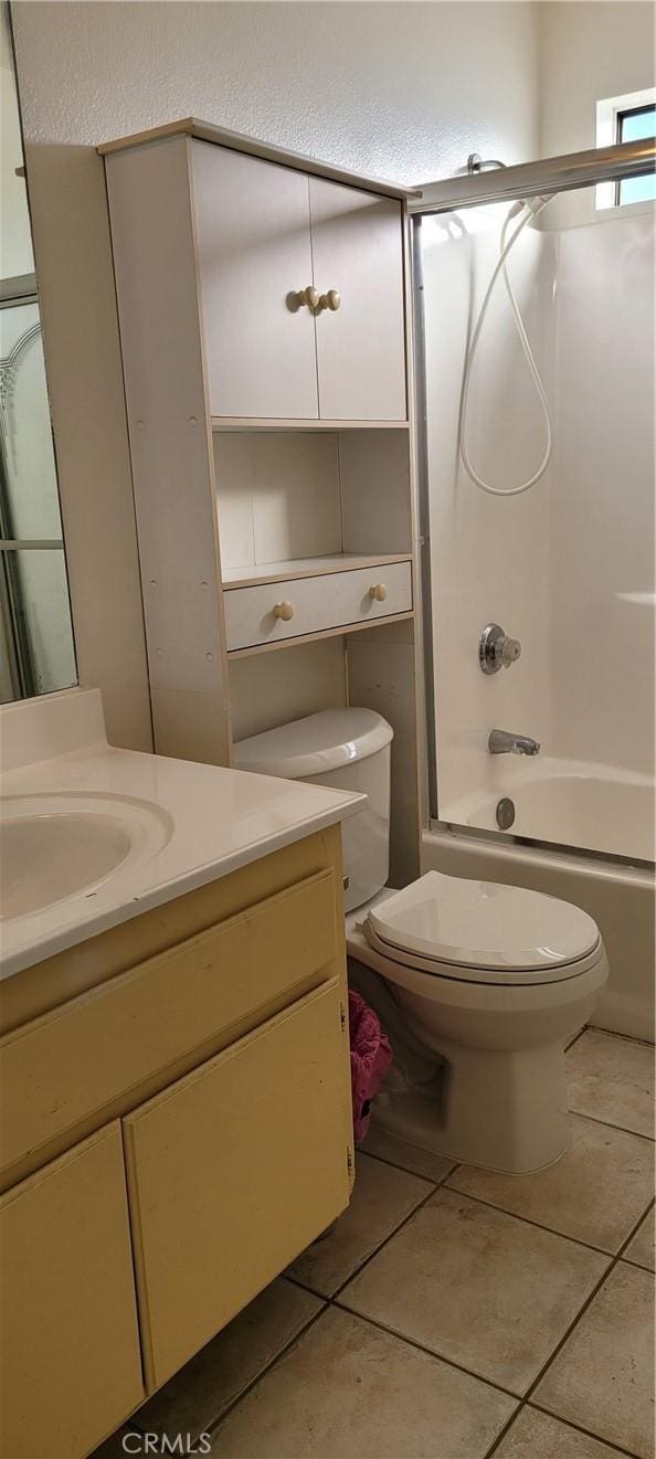 905 S 2nd St Unit D, Alhambra, CA 91801 - bathroom with vanity, tile patterned flooring, and  shower combination