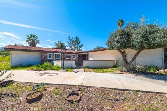 view of ranch-style house