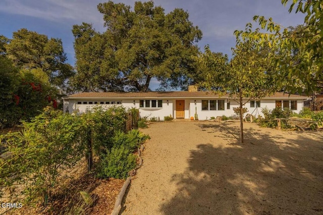 view of ranch-style house