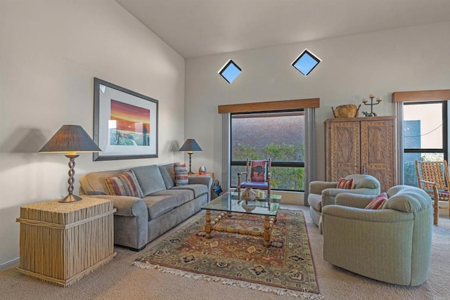 2842 Fonts Point Dr, Borrego Springs, CA 92004 - living area with carpet and healthy amount of natural light