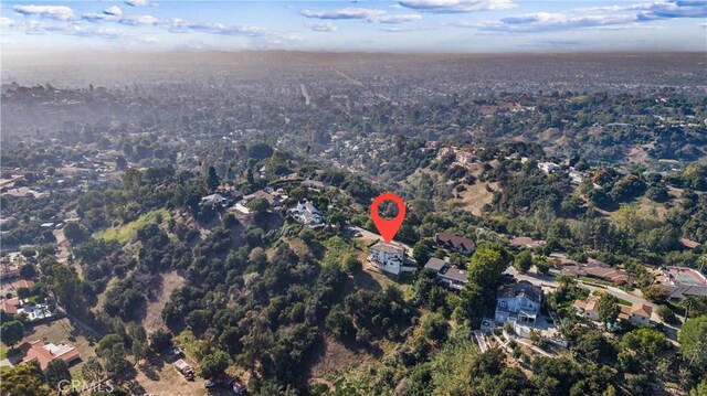 2034 Virazon Dr, La Habra Heights, CA 90631 - aerial overview of property's location with nearby suburban area