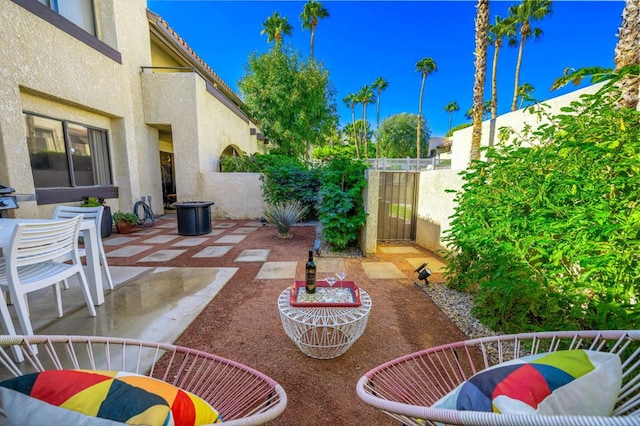 view of patio