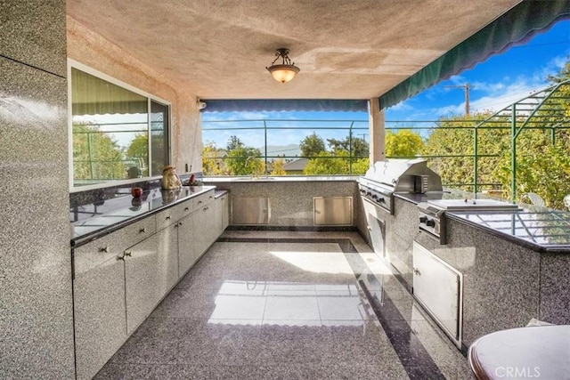 view of patio / terrace featuring area for grilling