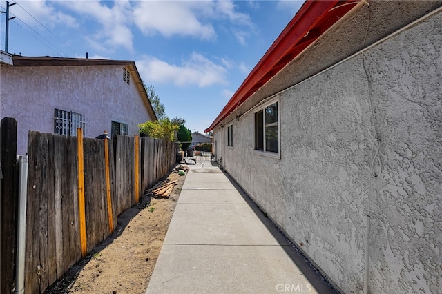 view of side of home