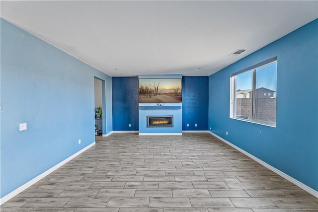 view of unfurnished living room