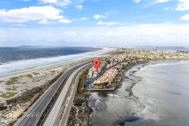 water view with a beach view