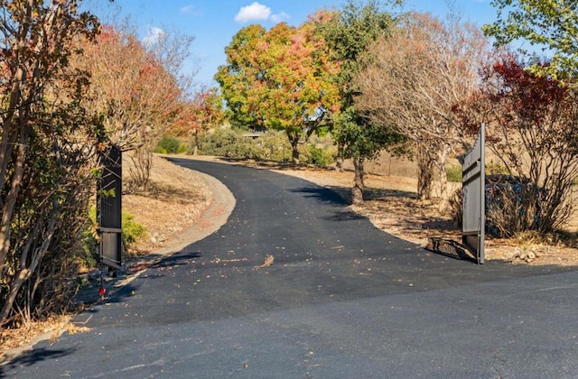 view of road