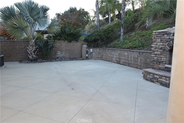 view of patio with central air condition unit