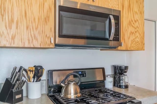 details with stainless steel appliances