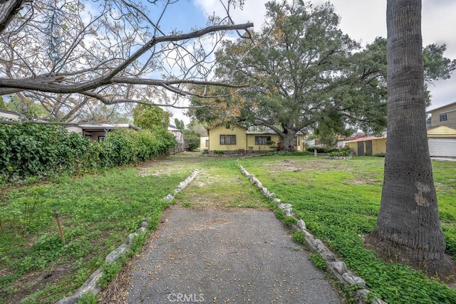 view of yard