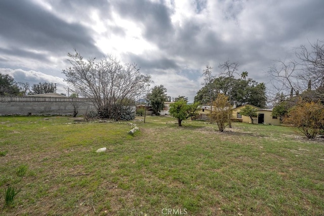 view of yard