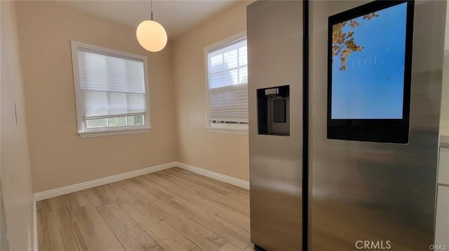 interior space featuring light hardwood / wood-style flooring