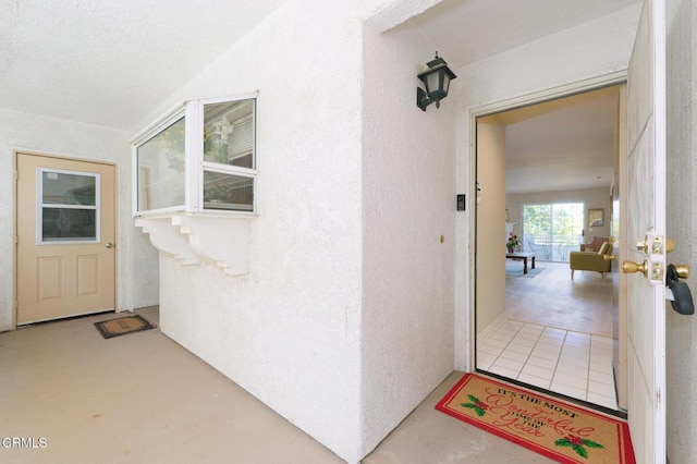 entrance to property with a porch